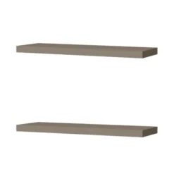 Iva Floating Shelf In Melamine X2, Taupe -Bold Design Store GUEST b0244de3 a88f 4418 bd5e 37206e475bce