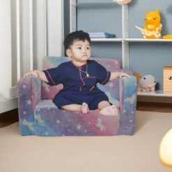 Compression Modular Kids Sofa, Perfect Sleeper Extra Convertible Sofa To Lounger, Comfy 2-in-1 Flip Open Couch Sleeper For Kids Pink Small Sofa -Bold Design Store GUEST b6693174 063c 4cc6 be2a 0805e6af619c