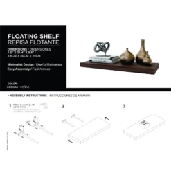 Cognac Floating Shelf -Bold Design Store GUEST b9d1d261 5ce7 4359 8281 4f8be15e79d7