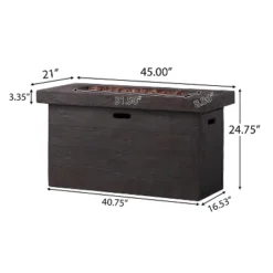 CUSTER 45'RECTANGULAR MGO FIRE PIT - 50,000 BTU 23 CUSTER 45'RECTANGULAR MGO FIRE PIT - 50,000 BTU -Bold Design Store GUEST ba2ee2ad 3332 4e12 9328 2078a7b5a34e