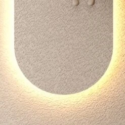 Adjustable 3-Color LED Sandstone Wall Decor With Simulated Green Plants,3D Art Sculpture, Glass Vase & Rabbit Statue, Remote Control Light Strips -Bold Design Store GUEST bb2340c3 d92b 426b ae28 7dc572790a35