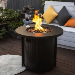 30" Propane Gas Fire Pit Table, 50000 BTU Round Steel Fire Pit For Outside Patio Deck Garden Courtyard-Black 21 30" Propane Gas Fire Pit Table, 50000 BTU Round Steel Fire Pit For Outside Patio Deck Garden Courtyard-Black -Bold Design Store GUEST bc4d0a70 3b24 4b36 a24d b4696a9627f8