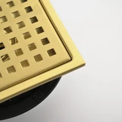 6 Inch Square Shower Floor Drain Square Shower Floor Drain With Flange,Pattern Grate Removable,Food-Grade SUS 304 Stainless Steel -Bold Design Store GUEST bcccc3f5 3255 4deb 99ba 5cbb46729176
