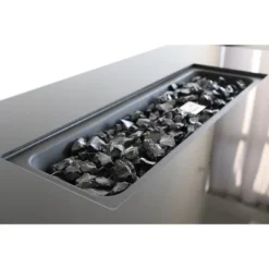 43" Smoked Glass Metal Rectangle Fire Pit -Bold Design Store GUEST bcff01ad 6c03 41fe b1b4 994809d505d1