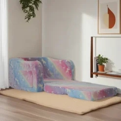Compression Modular Kids Sofa, Perfect Sleeper Extra Convertible Sofa To Lounger, Comfy 2-in-1 Flip Open Couch Sleeper For Kids Pink Small Sofa -Bold Design Store GUEST bd8c7b9c 5aba 49e3 9f27 34c14a6aaf0f