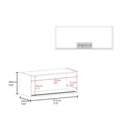 Wall Cabinet 13" H, 2 Sliding Doors, 1 Shelf, Black -Bold Design Store GUEST bfd658a6 39ae 4642 92b8 e449ca779afa