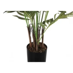Artificial Plant, 47" Tall, Areca Palm Tree, Indoor, Faux, Fake, Floor, Greenery, Potted, Real Touch, Decorative, Green Leaves, Black Pot -Bold Design Store GUEST c0f660d9 6f6f 4233 8f72 dccc6f491686