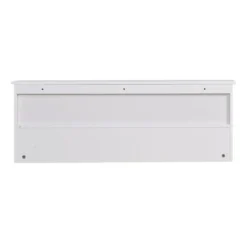 White Entryway Wall Mounted Coat Rack With 4 Dual Hooks Living Room Wooden Storage Shelf -Bold Design Store GUEST c17320c9 23ce 4e69 aa33 4a318fcb632d