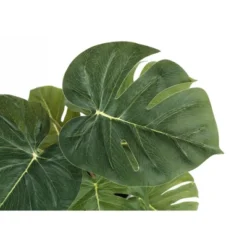 Artificial Plant, 13" Tall, Monstera Calthea, Indoor, Faux, Fake, Table, Greenery, Potted, Set Of 2, Decorative, Green Leaves, Black Pots -Bold Design Store GUEST c179746e fb5e 4023 ae61 5ab4b22023ba