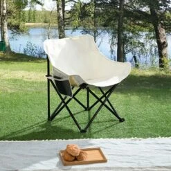 2PCS Outdoor Camping Chairs Folding/Portable, Carry Bag ,Beige -Bold Design Store GUEST c1c37e6e cf76 491f ac75 965656f4d5bc
