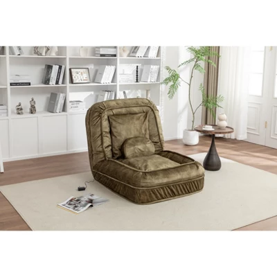 Polyester Human Dog Bed For Adult & Pets,with 5 Adjustable Position &Massage Pillow, Bean Bag Floor Sofa With 2 Soft Pillows 6 Polyester Human Dog Bed For Adult & Pets,with 5 Adjustable Position &Massage Pillow, Bean Bag Floor Sofa With 2 Soft Pillows - Image 6