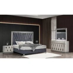 Lavita Modern & Contemporary Style 2-Drawer Night Stand Made With Wood And Gold Accents In River Sand Grey Same AsG150109278 (NJ Inventory) -Bold Design Store GUEST c45ac958 0fc0 4947 9cd9 04cb4fa598d4