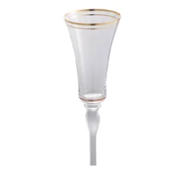 D3x9.8in Felicity Flute With Gold Rim, Set Of 4 20 D3x9.8in Felicity Flute With Gold Rim, Set Of 4 -Bold Design Store GUEST c56a16e0 b89c 42d3 b9b1 62426c3d109b