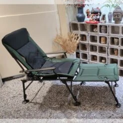 Camping Lounge Chair With Detachable Footrest, Portable Folding Camping Chair With Adjustable Backrest For Outdoor Camping Fishing, Green+black -Bold Design Store GUEST c6e49a46 fd89 4c27 a2d6 f76e0d02e125
