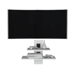 Havre Floating Shelf, Dual-Shelf Wall Unit With Cable Management, White 8 Havre Floating Shelf, Dual-Shelf Wall Unit With Cable Management, White -Bold Design Store GUEST c74d2e9a 532e 42fa b5a6 b3a5263abf82