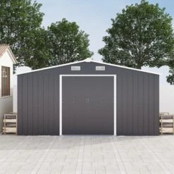 10*12ft 0.25mm Color Steel Plate, Surface Protective Film,Two Daylight Windows, Two Colors Can Be Freely Selected Storage Sheds -Bold Design Store GUEST c7631b49 3edc 4e5a a430 68702f6a6a5b