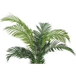 Artificial Plant, 57" Tall, Palm Tree, Indoor, Faux, Fake, Floor, Greenery, Potted, Real Touch, Decorative, Green Leaves, Black Pot -Bold Design Store GUEST c8a5d150 d647 4e48 9ac8 9baf950e3643