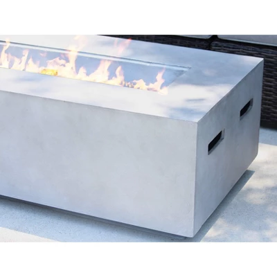 Concrete Propane Outdoor Fire Pit Table 4 Concrete Propane Outdoor Fire Pit Table - Image 4