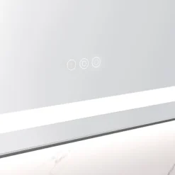 55 X 28 Inch LED Bathroom Mirror With Front And Backlight, Wall Mounted Vanity Mirror With Aluminum Frame,Anti-Fog,Memory, 3 Colors, Stepless Dimmable 8 55 X 28 Inch LED Bathroom Mirror With Front And Backlight, Wall Mounted Vanity Mirror With Aluminum Frame,Anti-Fog,Memory, 3 Colors, Stepless Dimmable -Bold Design Store GUEST cbcef3e1 901d 4d1a 82ac c91298052bf9 1