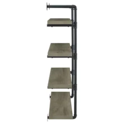 Black And Grey Driftwood 4-tier Wall Shelf -Bold Design Store GUEST cc456fa8 6311 4095 8019 400d2f7b59b8