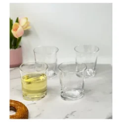 Oval Halo Tritan Glasses Drinking Set Of 4 DOF (12oz), Plastic Drinking Glasses, BPA Free Cocktail Glasses, Drinkware Set, Plastic Water Tumblers -Bold Design Store GUEST cf7da9e0 24f6 4995 98db 3f60b755247d