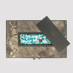 32" Propane Gas Fire Pit Table, 50000 BTU Rectangular Fire Pit, Tile Tabletop With Beautiful Wicker Base For Outside Patio Deck Garden Courtyard-Brown 21 32" Propane Gas Fire Pit Table, 50000 BTU Rectangular Fire Pit, Tile Tabletop With Beautiful Wicker Base For Outside Patio Deck Garden Courtyard-Brown -Bold Design Store GUEST d003fbef eced 4d9d afc9 6820a73e54cf