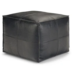Bowen - Square Pouf - Black -Bold Design Store GUEST d358680f dfda 441f b943 dbe3b6926471