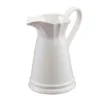 8.5x6x9in Maisie Pitcher, White