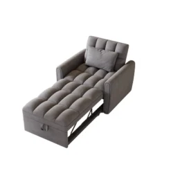 38.2inch Foldable Large-size Sofa Bed, Modern Polyester Single Sofa, Sofa Bed With Adjustable Backrest, 3 Positions And Pillows, Suitable -Bold Design Store GUEST d5aed650 d9e1 432c 83f0 0ebe09a94008