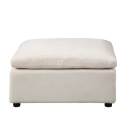 Modern Polyester Square Modular Ottoman For Sectional Sofa,Sectional Sofa Couch, Polyester Beige -Bold Design Store GUEST d908ede4 52a9 4ee0 9e86 9b3cbfeec82b