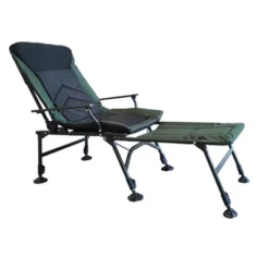 Camping Lounge Chair With Detachable Footrest, Portable Folding Camping Chair With Adjustable Backrest For Outdoor Camping Fishing, Green+black -Bold Design Store GUEST d9924ee1 5e29 4ea8 8689 35659cb34a21