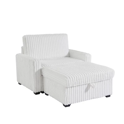 Living Room Sofa And Seat With Storage Box ,for Bedroom, Office, Large-White 2 Living Room Sofa And Seat With Storage Box ,for Bedroom, Office, Large-White - Image 2