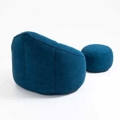 Bedding Bean Bag Sofa Chair High Pressure Polyester Bean Bag Chair Adult Material With Padded Polyester Padding Compressed Bean Bag With Footrest 11 Bedding Bean Bag Sofa Chair High Pressure Polyester Bean Bag Chair Adult Material With Padded Polyester Padding Compressed Bean Bag With Footrest - Image 11