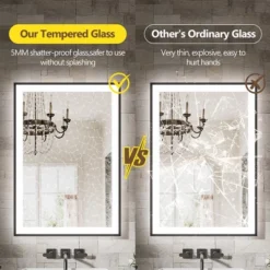 55x30 Inch Frameless LED Bathroom Mirror,Smart Mirror -Bold Design Store GUEST dfba5afd 73b3 4713 b52a 8a75bff23fd9