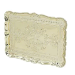 6 Pack Plastic Charger Plate, 11.8in X 9.1in -Bold Design Store GUEST e5edf5ef eea1 4fec 9f59 3b48ba9c2c28