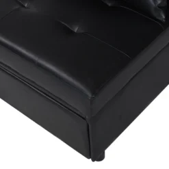 Folding Ottoman Sofa Bed BLACK -Bold Design Store GUEST efafff42 665e 41e1 b2ec 0d11eec2aa43