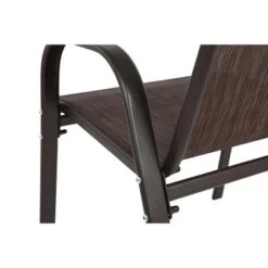 2 Piece Patio Chairs,Outdoor Camping Chair With Breathable Textilene Fabric,Set Of 2 Chairs With Armrest High Backrest For Garden,Space Saving( Brown) -Bold Design Store GUEST f079d2e8 71bb 4877 87f9 9573c4852c00