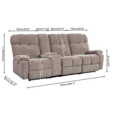 Liyasi OKIN Motor Power Recliner Sofa Multiple Combinations Armless Chair -Bold Design Store GUEST f349e0a7 cea0 4a4f bf14 e9461a765d22