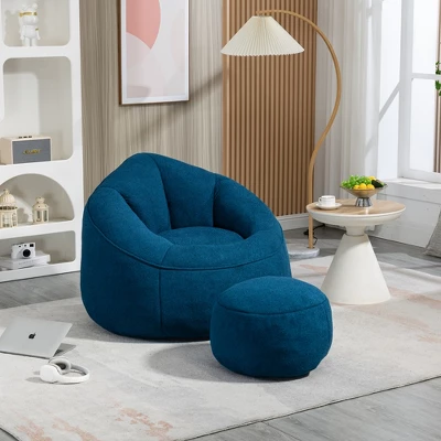 Bedding Bean Bag Sofa Chair High Pressure Polyester Bean Bag Chair Adult Material With Padded Polyester Padding Compressed Bean Bag With Footrest 16 Bedding Bean Bag Sofa Chair High Pressure Polyester Bean Bag Chair Adult Material With Padded Polyester Padding Compressed Bean Bag With Footrest - Image 16