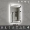 24in*36in LED Bathroom Mirror,Front-Lit And Back-Lit, Stepless Dimmable, 3 Colors CRI90+, Brightness Memory, Shatter-Proof,Anti-fog LED Vanity Mirror