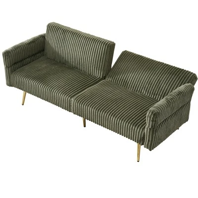 79 Inch Polyester Sofa Bed, Foldable Double Sofa Bed With Folding Armrests, Suitable For Living Rooms And Small Spaces 10 79 Inch Polyester Sofa Bed, Foldable Double Sofa Bed With Folding Armrests, Suitable For Living Rooms And Small Spaces - Image 10