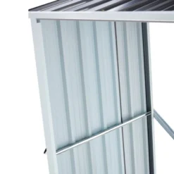 Log Storage Shed, Log Holder With Roof, Log Storage Shed, Firewood Rack For Backyard Garden Patio Porch, Anthracite Galvanized Steel 70.9" -Bold Design Store GUEST f53e8c3a a59e 4e25 843a 3a6a9de6d017