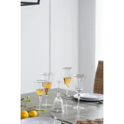 D3x9.8in Felicity Flute With Gold Rim, Set Of 4 16 D3x9.8in Felicity Flute With Gold Rim, Set Of 4 -Bold Design Store GUEST f795af78 3e26 4c23 8d23 57d19457e500