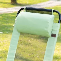 Folding Patio Chairs Set Of 2, Outdoor Deck Chair With Adjustable Sling Back, Camping Chair With Removable Headrest For Garden, Backyard, Lawn, Green -Bold Design Store GUEST f8efb561 8eba 4ee4 bfe1 5399353b1b87