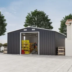 10*12ft 0.25mm Color Steel Plate, Surface Protective Film,Two Daylight Windows, Two Colors Can Be Freely Selected Storage Sheds -Bold Design Store GUEST f979a605 eaf4 41d7 99ec cffa0a185931