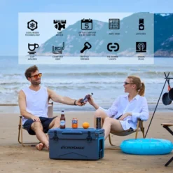 35Qt New Gray Insulated Box -Bold Design Store GUEST f9a5a223 a5b0 4e79 b100 6797f782ef35