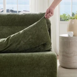 Single Chair Sofa Lounge Chair With Backrest Fully Compressed Sofa Suitable For Living Room, Bedroom, Polyester,GREEN -Bold Design Store GUEST fa5a5286 10c7 435b 86b1 ade77edbf113