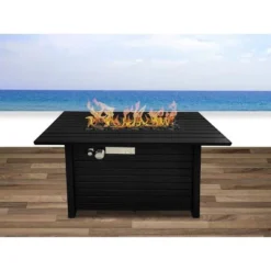 24" H Steel Propane Outdoor Fire Pit Table With Lid - CM-1124 -Bold Design Store GUEST fa6c599e e775 4032 82d1 ec212ebefd48