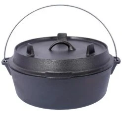 Pre-Seasoned Cast Iron Dutch Oven With Skillet Lid, Outdoor Camping Deep Pot For Camping Cooking BBQ , With Iron Pot Rack, 6 Quart -Bold Design Store GUEST fc1d35e7 04bb 445d a7e7 0ccacbe4db16