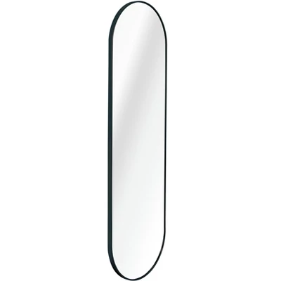 Black 63 X 20IN Pill Shaped Full Lenghth Mirror Or Bathroom Mirror 1 Black 63 X 20IN Pill Shaped Full Lenghth Mirror Or Bathroom Mirror